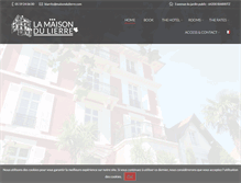 Tablet Screenshot of hotel-maisondulierre-biarritz.com